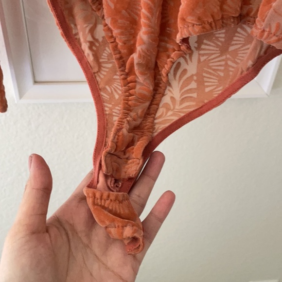 Orange Free People Bodysuit - Picture 2 of 4